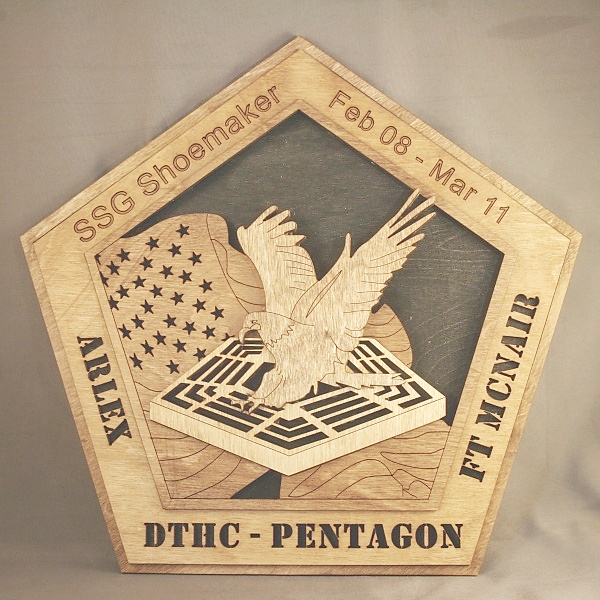 Pentagon Plaque